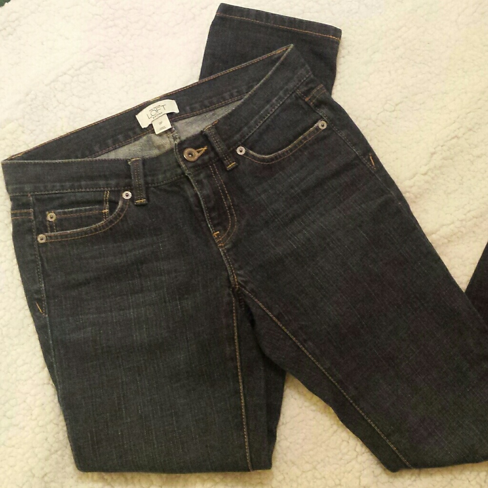 LOFT straight/slim fit jeans